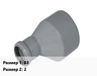 Переход ПЭ-100 полиэтилен 63х2" электросварной